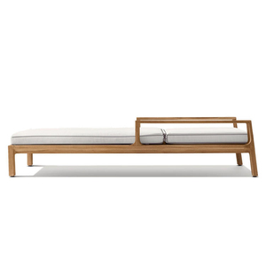 Chaises longues de jardin de style nordique, chaise de plage en <span class=keywords><strong>teck</strong></span>, chaise de salon extérieure, chaise de plage en <span class=keywords><strong>teck</strong></span> pour la cour, chaise longue de piscine - Product Image 3