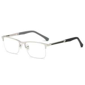 <span class=keywords><strong>Gafas</strong></span> de <span class=keywords><strong>Lectura</strong></span> con Lentes Transparentes Anti-Luz Azul, Estilo Moderno, Plateadas, para Personas Mayores y de Mediana Edad, Unisex, Montura Metálica, Venta al Por Mayor - Product Image 5