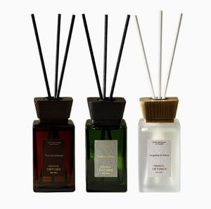 Difusor <span class=keywords><strong>de</strong></span> Aromas en Frasco <span class=keywords><strong>de</strong></span> Vidrio <span class=keywords><strong>de</strong></span> 150 ml, Estilo Lujoso, Sin Alcohol, Desodoriza el Baño, Fragancia Duradera, Decoración para Interiores del Hogar - Product Image 1