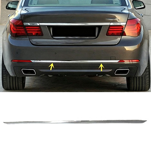 Moldura Cromada Central para Parachoques Trasero para <span class=keywords><strong>BMW</strong></span> Serie <span class=keywords><strong>7</strong></span> F01 F02 LCI 2013-2015 Sin M Sport OE 51127301239 - Product Image 5