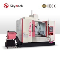 Centre d'usinage vertical CNC VMC1275 avec changeur d'outils automatique pour le perçage, le fraisage, le alésage et le taraudage en une seule opération