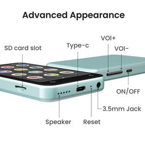 <span class=keywords><strong>Reproductor</strong></span> de Música <span class=keywords><strong>MP3</strong></span> HiFi Q8 de 4 Pulgadas, 2+16 GB, con WiFi, Sistema Android, Compatible con ODM - Product Image 2