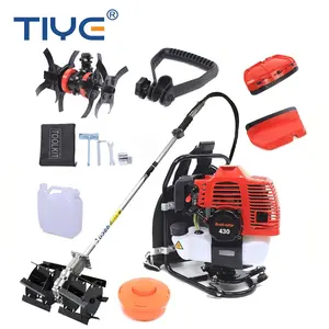 Mini motoculteur à gaz 2 temps 42.7CC Motoculteur rotatif de jardin Motoculteur rotatif <span class=keywords><strong>pour</strong></span> cultures - Product Image 1