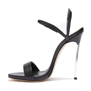 Moda elegante Bling tacchi a spillo tacchi alti comodi sandali da ragazza per banchetti Open Toe <span class=keywords><strong>scarpe</strong></span> da <span class=keywords><strong>donna</strong></span> per feste - Product Image 1