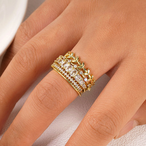 Anelli in Oro Bianco con Diamanti Taglio Brillante Rotondo Colore D Naturale Classici Gioielli da Sposa per Donne - Product Image 5