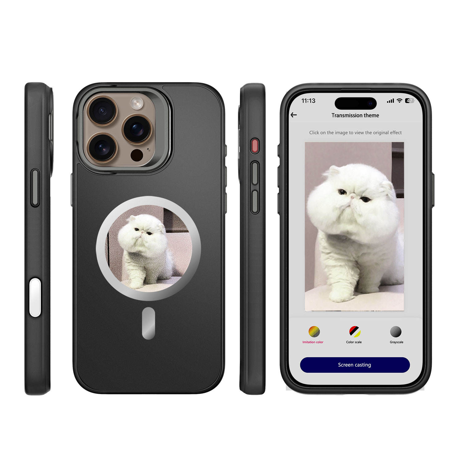 Écran noir + circulaire