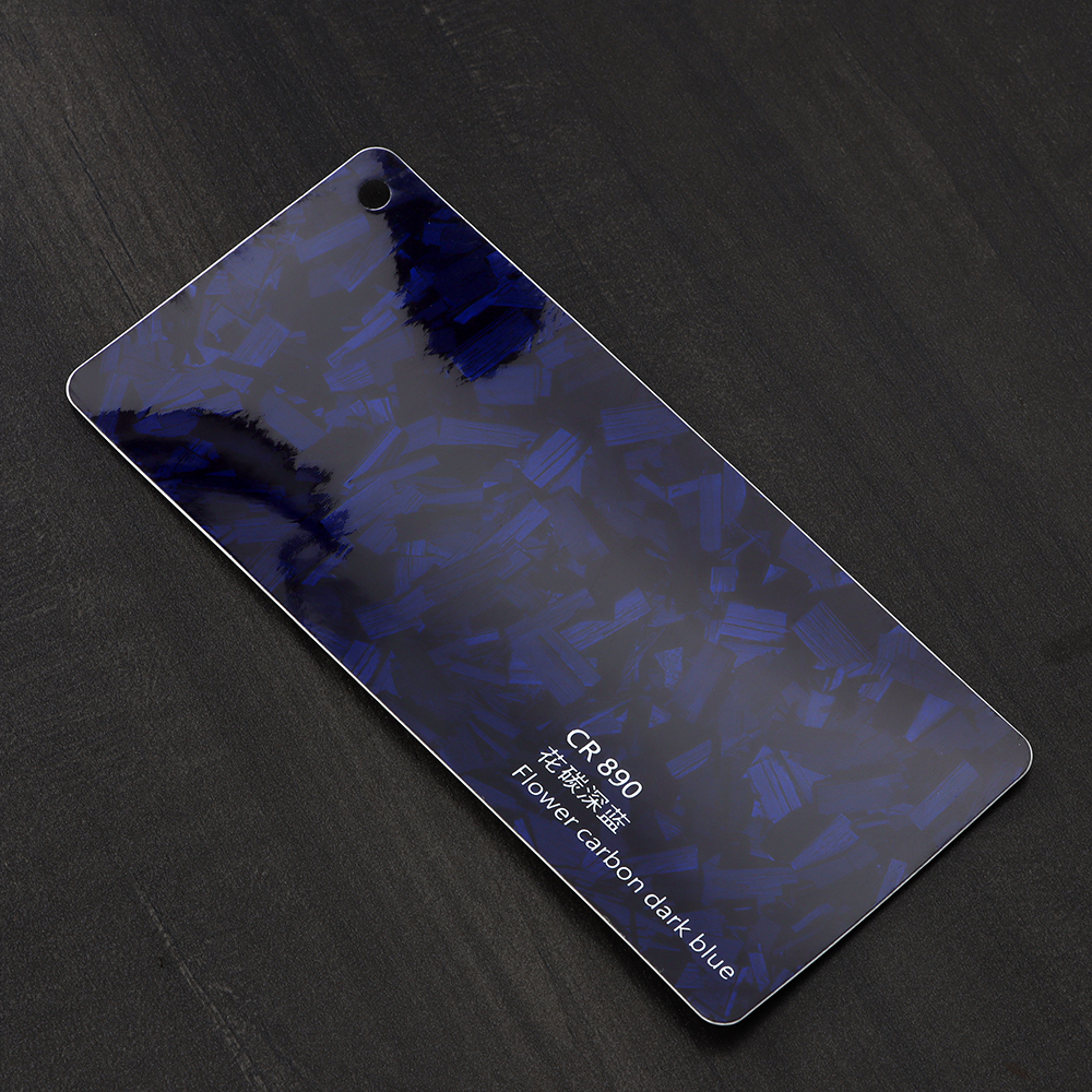Flower carbon dark blue