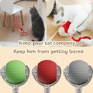 2025 Automatic Moving Green <b>Cat</b> <b>Toys</b> Balls Funny <b>Interactive</b> Indoor <b>Cat</b> <b>Toys</b> with Silicone Pet Materials for Bored <b>Cats</b> - Product Image 5