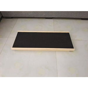 Escalier pour animaux de compagnie 90x36cm en bois, escalier pliable pour chien, rectangle, couleur naturelle - Product Image 1