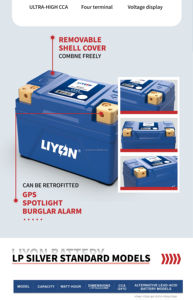 Batterie de démarrage Li-ion Liyon pour moto/moto tout-terrain 4AH 400A – Remplacement/amélioration pour <span class=keywords><strong>YTX</strong></span> <span class=keywords><strong>7</strong></span>/9/12-BS - Product Image 2