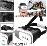 Lunettes VR BOX 2ème Génération, Lunettes VR à Porter sur la Tête, Cinéma 3D Mobile, Lunettes de Réalité Virtuelle