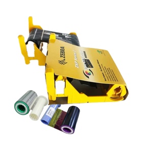 Ruban pour imprimante de cartes <span class=keywords><strong>Zebra</strong></span> <span class=keywords><strong>ZXP</strong></span> série <span class=keywords><strong>3</strong></span>, couleur YMCKO, 280 impressions, ruban pour machine d'impression - Product Image 1
