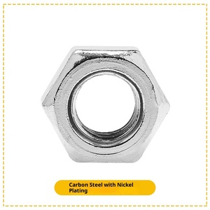 Tuercas Hexagonales de Acero al Carbono Nivel 4.8, Galvanizadas, Niqueladas, Laminadas en Caliente, Estándar GB, <span class=keywords><strong>Serie</strong></span> 200, M2-M6 - Product Image 3