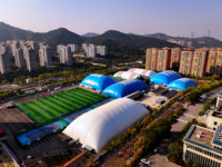 Domos Inflables Deportivos Personalizados, Carpas Profesionales para Carreras, con Logotipo, Membrana de Aire, Estadio de Fútbol, Casas Burbuja