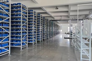 Guci نظام الدمعة للخدمة الشاقة 5 طبقات نظام أرفف تخزين في المستودعات الصناعية مواد خشبية فولاذية - Product Image 3