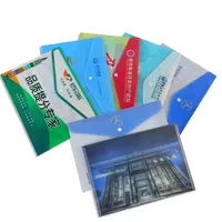 M&G Clear PP Plastic Envelope File Bag Document Wallet Folder 0.16mm  320*225mm File Bag with Snap Button - China Bag, File