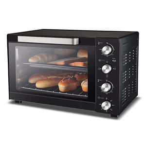 Four électrique de luxe en acier inoxydable 2400W, grande capacité, pour toasts et pizzas, multifonction 38L 48L 56L - Product Image 1