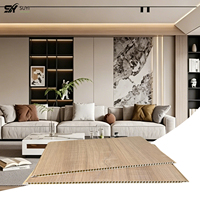 Panneau mural SPC de luxe moderne à texture marbre, garantie 5 ans, imperméable, ignifuge, en composite pierre-plastique, design graphique
