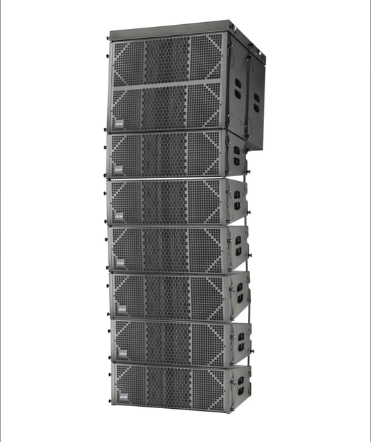 Outdoor Active or Passive 3 Way Line Array Speakers Dual 12 Inch PA Sound System