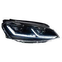 Phares de Voiture pour Golf 7 2013-2019, Feux Avant LED Golf 7.5 Mk7 avec Lentille de Projecteur DRL, Accessoires Automobiles