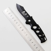 Couteau Pliant de Poche Mini pour Camping en Plein Air, Lame en Acier, Poignée, Outil EDC de Survie pour Chasse et Camping