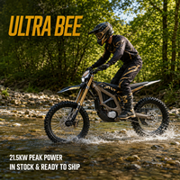 Prêt à être expédié : Surron Ultra Bee 2026 DDP vers l'UE et les États-Unis, 95 km/h, 520 N.m de couple, 21,5 kW de puissance de pointe, vélo électrique Surron original