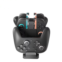 Station de charge 6-en-1 pour manettes Switch2 – Chargeur multiple pour manettes NS2 avec indicateur LED – Accessoires de jeu