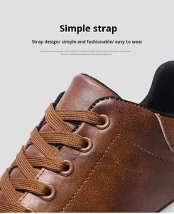 2027 NEW KJ Plus Size Men's Fashion New Fashion Summer Autumn Shoes Non-Slip Platform Casual Shoes Flat Shoes Lace-Up Shoes - Product Image 6