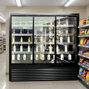 Refrigerador con Puerta de Vidrio, Estantes Ajustables y Control Digital de Temperatura - Product Image 1