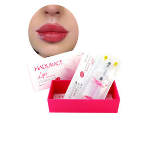 2*1ml Hadurage Red Lips Hyaluronic Acid Filler, gel <span class=keywords><strong>d</strong></span>'<span class=keywords><strong>acide</strong></span> <span class=keywords><strong>hyaluronique</strong></span> stérile injectable pour l'amélioration des lèvres, lèvres rouges et pulpeuses - Product Image 1