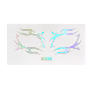 สติกเกอร์ติดหน้าลายเลเซอร์สีรุ้งคุณภาพสูงแบบกำหนดเอง สำหรับงานปาร์ตี้ครอบครัว งานแสดงบนเวที  รอยสักชั่วคราว ขายส่ง - Product Image 1