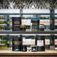Extrait de Shilajit de marque privée d'usine 30g de résine Shilajit Acide fulvique pur enrichi de l'himalaya et plus de 85 oligo-éléments