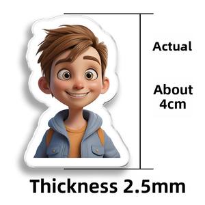 Llavero de Acrílico con Foto Digital de Detective <span class=keywords><strong>Conan</strong></span>, Mercancía de Anime, Diseño Personalizado Ecológico, Bidimensional - Product Image 4