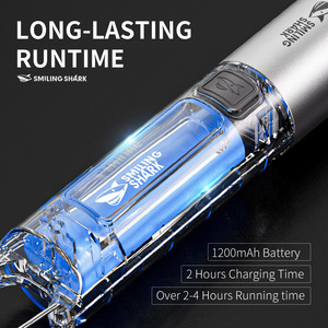 Smiling Shark <b>Flashlight</b> XPE LED <b>Rechargeable</b> Outdoor Torch USB Charging - Product Image 4