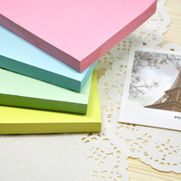 100 feuilles de blocs-notes autocollants colorés 3x3, couleurs Morandi, blocs-notes autocollants