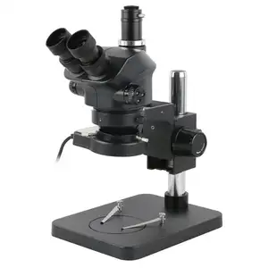 Dragon 0750HTV microscopio untuk celulares Cell PCB perbaikan elektronik mikroskop Stereo trinokular untuk Iphone Motherboard BGA