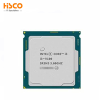 New Original for Intel CPU Core I3-9100 I3-9100F I3-9100T Processor 4core 6MB Smart Cache FCLGA1151 Desktop Processor CPU Core