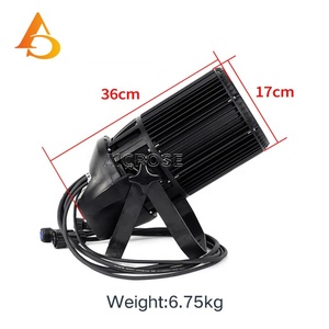 Proyector LED para Exteriores AICPOSE IP65, Resistente al Agua, con Zoom de 200W, Control DMX512, Ángulo de Zoom de 8-60°, para Iluminación de Escenarios y Parques Temáticos - Product Image 5