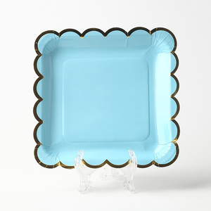 Compostable Disposable <strong>Plates</strong> Biodegradable Raw Materials Paper <strong>Plate</strong> - Product Image 2