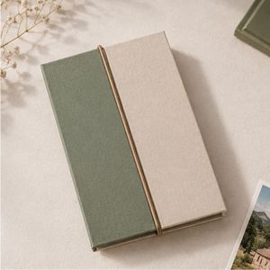 Album photo accordéon compact élégant de qualité supérieure avec reliure pour souvenirs familiaux et présentation en magasin - Product Image 2