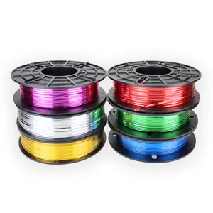 750/1000m PET Twist Tie Roll Reflective Shiny Twist Clipband for Food Decoration Packing