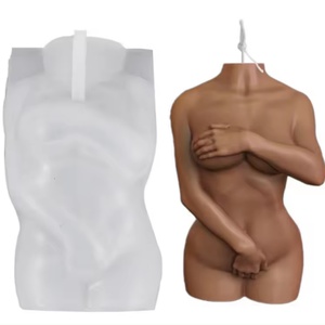 Venta Directa de Fábrica, Moldes de Silicona Personalizados para Velas con Forma de Torso de Mujer Sexy, para Hacer Velas - Product Image 1