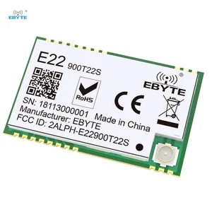 Ebyte E22-900T22S Semtech SX1262 UART 5Km 범위 868Mhz 915Mhz 22dBm SMD 16*26mm CE FCC LoRa 무선 송신기 RF 모듈