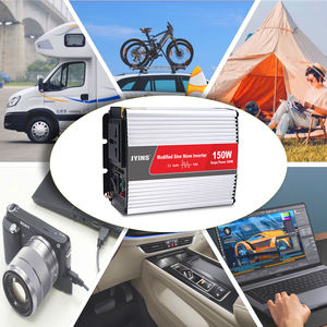 150W 修正正弦波単相パワーインバーター DC <span class=keywords><strong>12V</strong></span> から AC <span class=keywords><strong>220V</strong></span>/110V 車載＆家庭用インバーター 3.1A デュアルUSB付き - Product Image 3