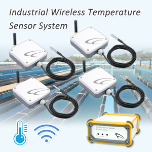 Wireless Weather Station 4 Sets Wireless <b>Temperature</b> Sensor RF Wireless <b>Temperature</b> Sensor System - Product Image 1