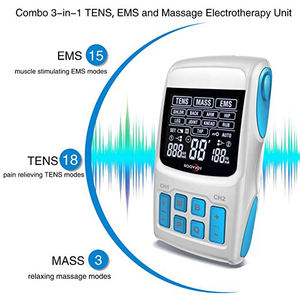 Chattanooga Tens <span class=keywords><strong>AB</strong></span> EMS Tens Unit <span class=keywords><strong>Stimulator</strong></span> Otot 7000 Sabuk Pijat untuk Aplikasi Tubuh - Product Image 3
