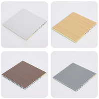 Panneau de plafond en nid d'abeille en aluminium anti-corrosion, résistant au feu et à l'eau, garantie 5 ans pour les plafonds de couloirs extérieurs couverts