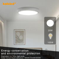 Plafonnier LED d'urgence Hofoled 90-180 min avec batterie de secours pour escalier, applique murale LED avec détecteur de mouvement à micro-ondes