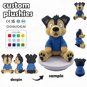 Usine de fabrication de jouets en peluche personnalisés, personnage d'anime <span class=keywords><strong>troll</strong></span> aux <span class=keywords><strong>cheveux</strong></span> roux hautement réduit, marchandises, jouets en peluche personnalisés, dropshipping - Product Image 2
