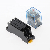 220/240V AC 10A 8PIN Relay daya koil DPDT LY2NJ HH62P HHC68A-2Z dengan dasar soket